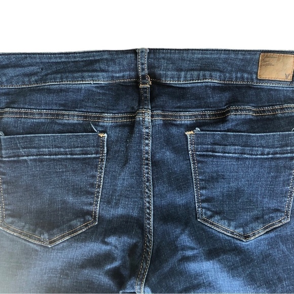 Madewell Slim Boy Jean Distressed Patch Straight Leg Size 31X30.5 Casual Boho - Picture 5 of 8